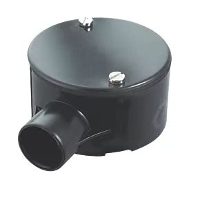 black metal conduit box|black conduit screwfix.